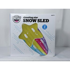 NEW Bigmouth Shooting Star Snow Sled Inflatable Sledding Winter Sports Outdoors